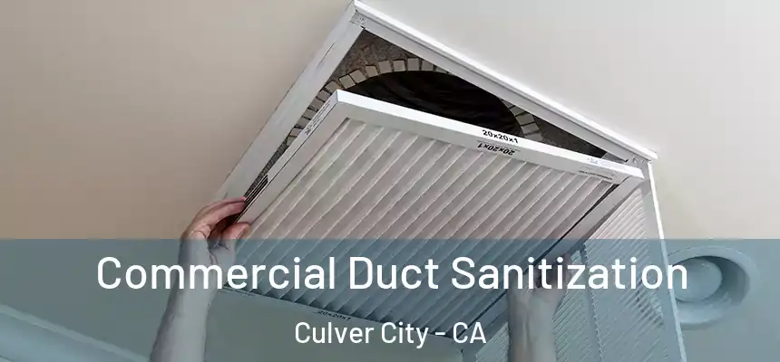 Commercial Duct Sanitization Culver City - CA