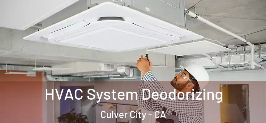 HVAC System Deodorizing Culver City - CA