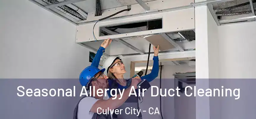 Seasonal Allergy Air Duct Cleaning Culver City - CA
